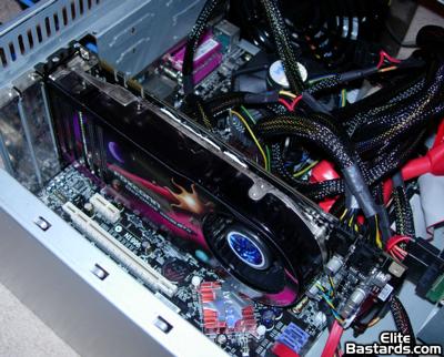 GeForce 8800 GTX installed and ready to go